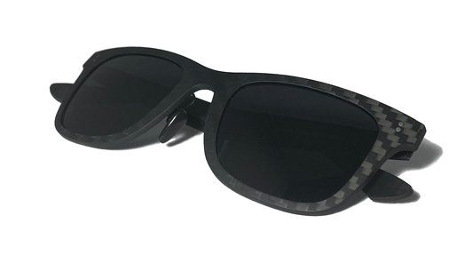 Full Carbon Fibre Sunglasses | Polarised Midnight Black