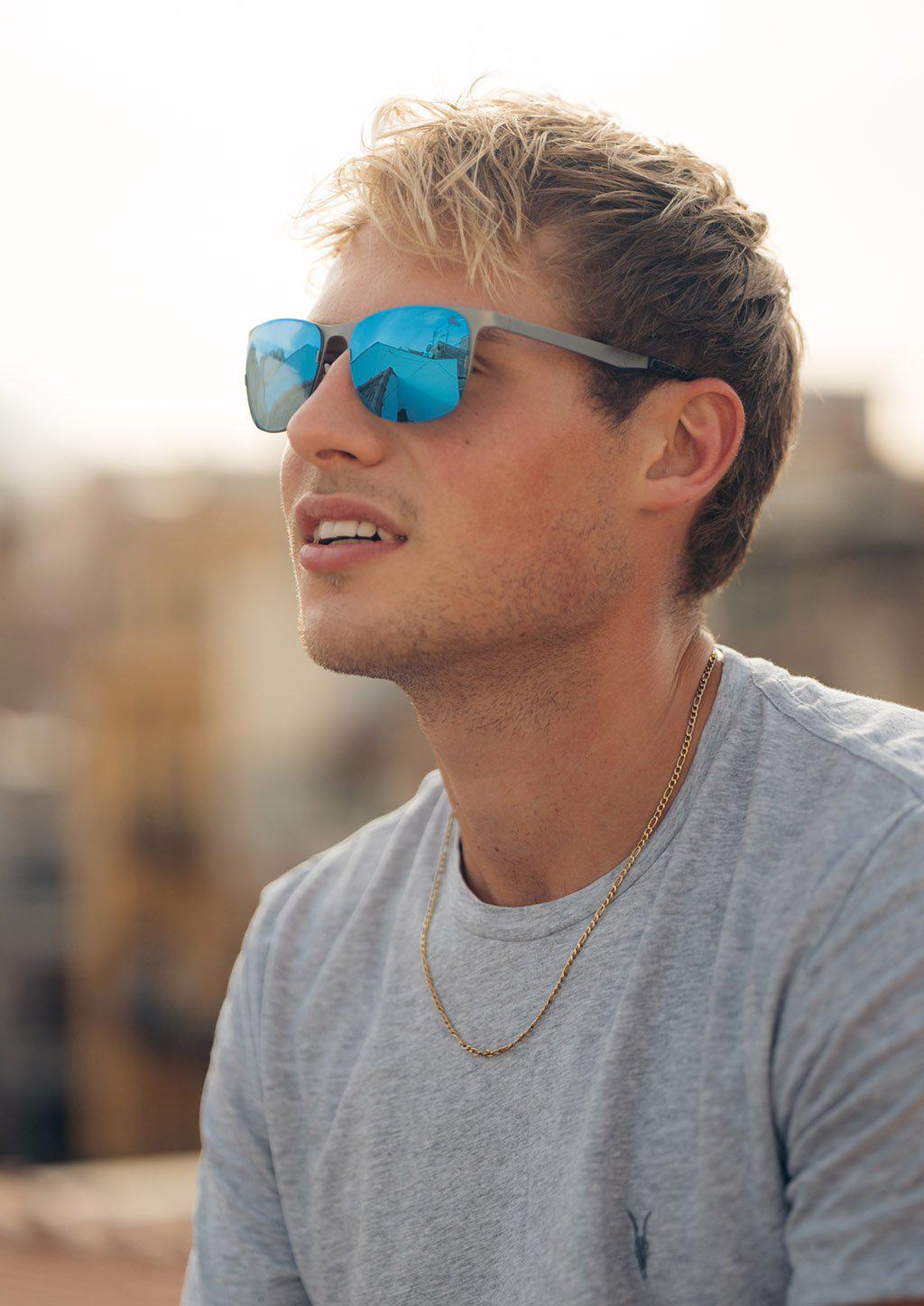 Titanium Wayfarers - V2 - Changeable Lenses