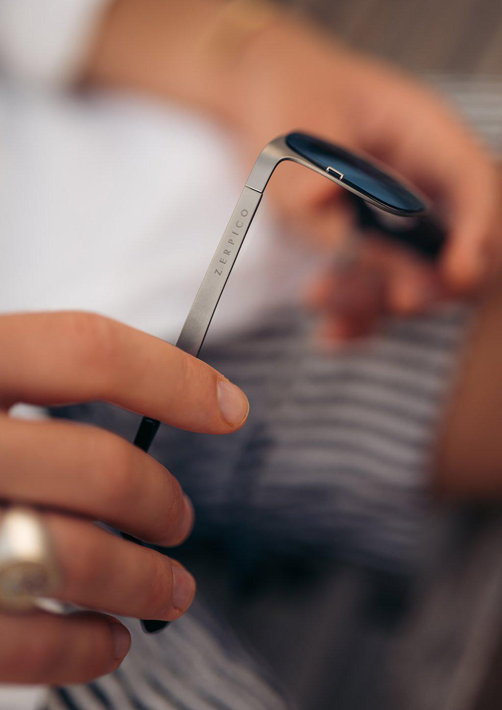 Titanium Wayfarers - V2 - Changeable Lenses