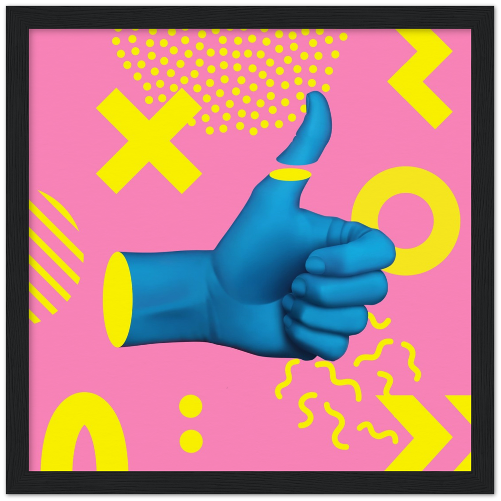 Museum-Quality Matte Paper Wooden Framed Contemporary Art Series 03