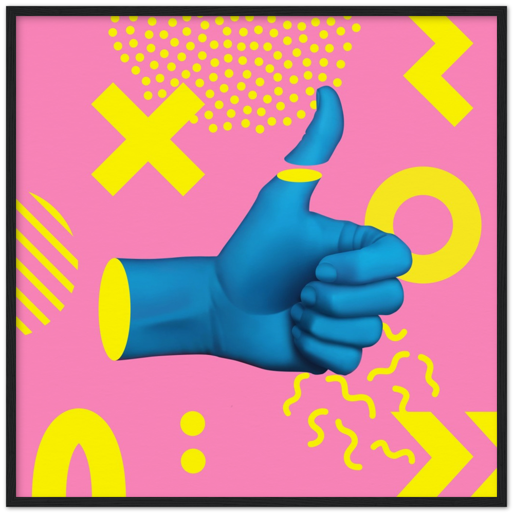 Museum-Quality Matte Paper Wooden Framed Contemporary Art Series 03