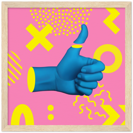 Museum-Quality Matte Paper Wooden Framed Contemporary Art Series 03