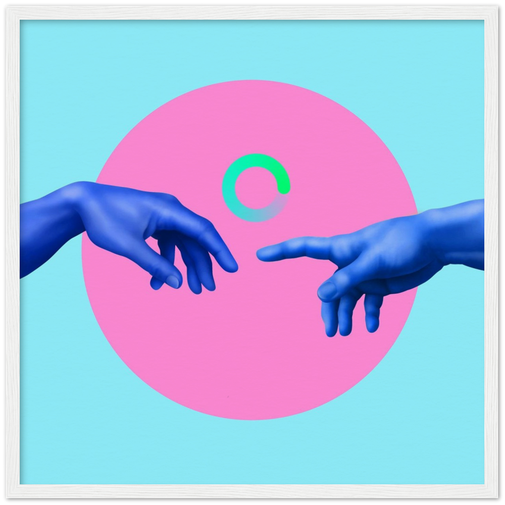 Museum-Quality Matte Paper Wooden Framed Contemporary Art Series 02