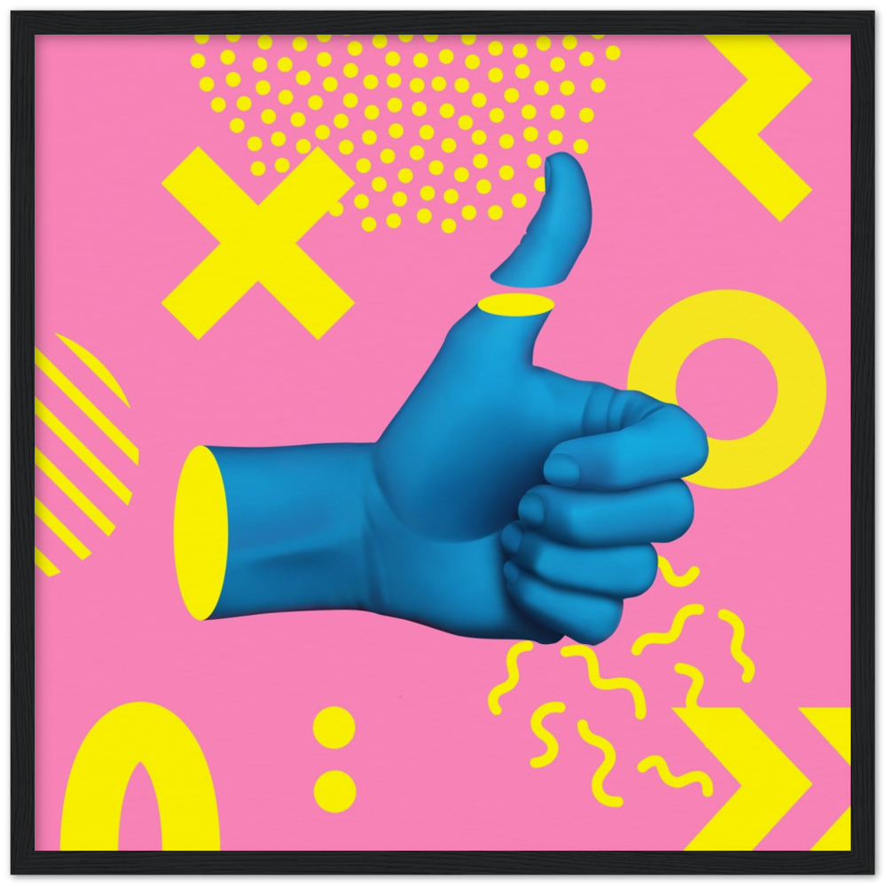 Museum-Quality Matte Paper Wooden Framed Contemporary Art Series 03