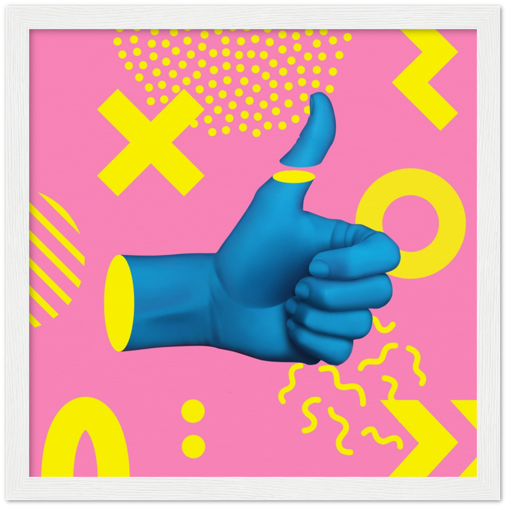 Museum-Quality Matte Paper Wooden Framed Contemporary Art Series 03