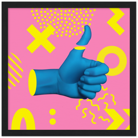 Museum-Quality Matte Paper Wooden Framed Contemporary Art Series 03