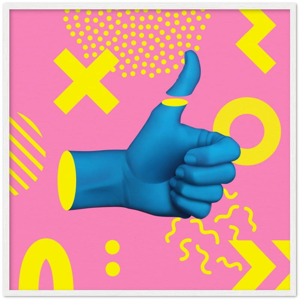 Museum-Quality Matte Paper Wooden Framed Contemporary Art Series 03