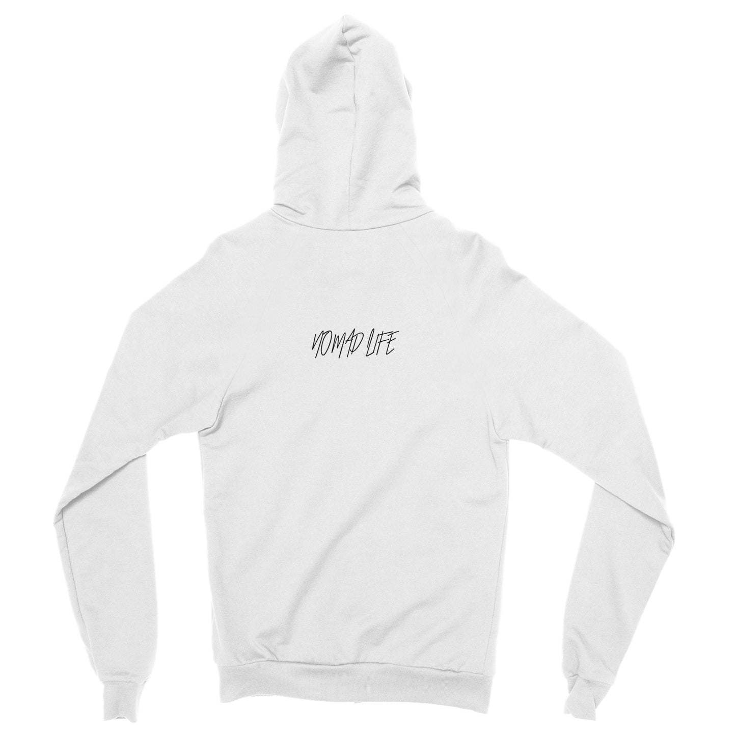 Nomad Life Classic White Zip Hoodie