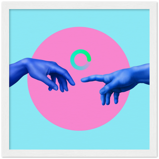 Museum-Quality Matte Paper Wooden Framed Contemporary Art Series 02