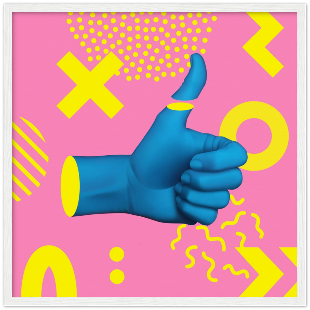 Museum-Quality Matte Paper Wooden Framed Contemporary Art Series 03