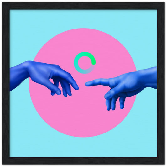 Museum-Quality Matte Paper Wooden Framed Contemporary Art Series 02