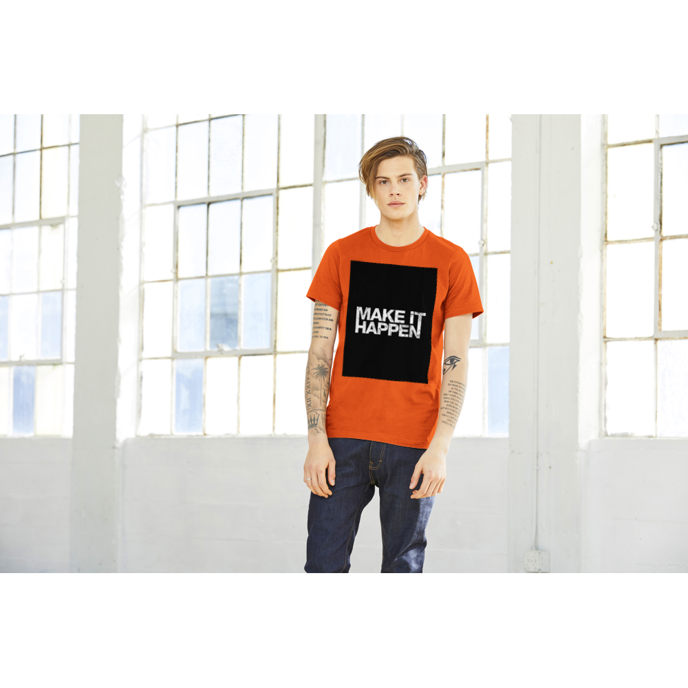 Premium Men's Crewneck Make It Happen T-shirt
