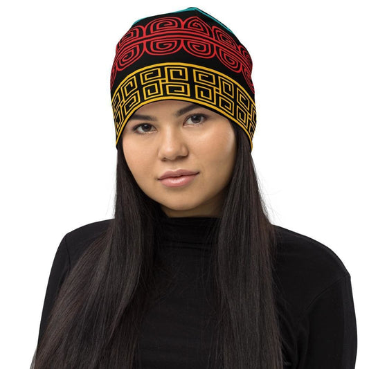 Uniquely You Beanie Hat - Multicolor Slouchy Beanie - Unisex