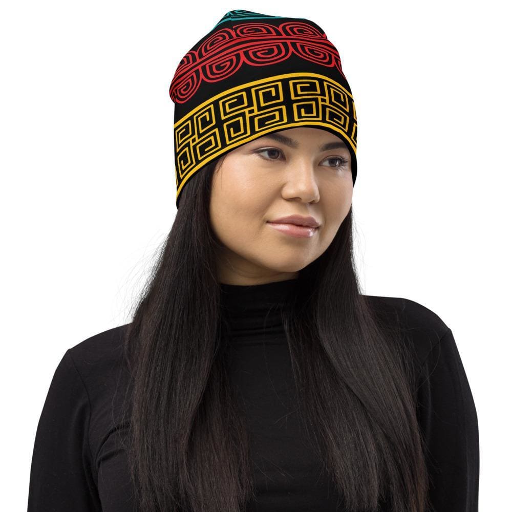 Uniquely You Beanie Hat - Multicolor Slouchy Beanie - Unisex