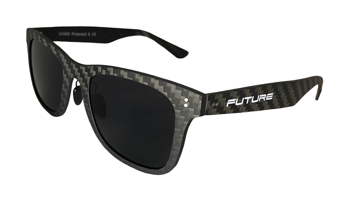 Full Carbon Fibre Sunglasses | Polarised Midnight Black