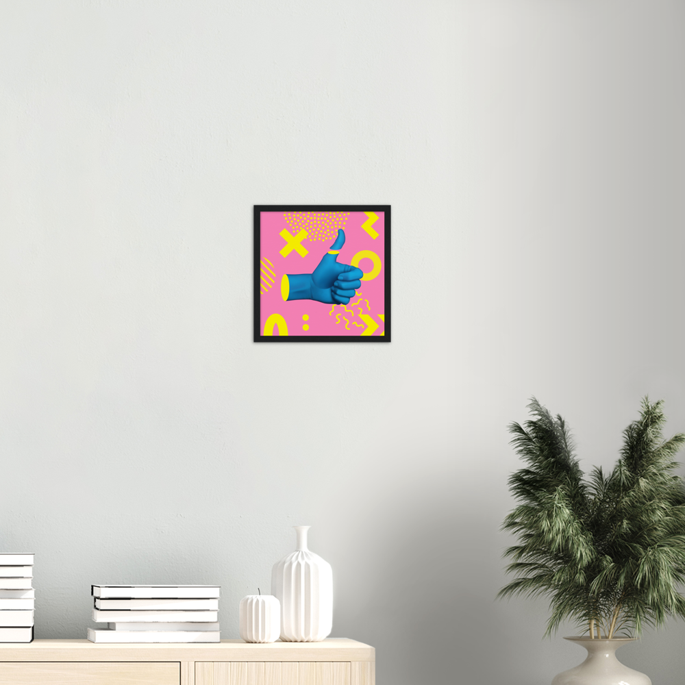 Museum-Quality Matte Paper Wooden Framed Contemporary Art Series 03