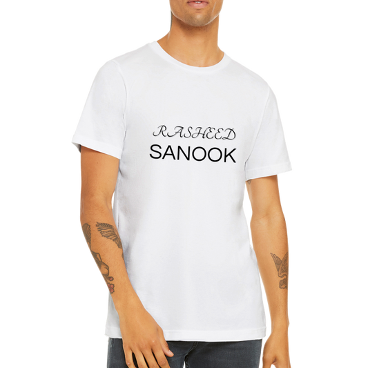 Premium Unisex Rasheed Sanook White Crewneck T-shirt